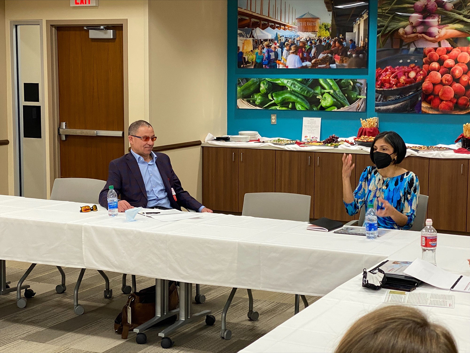 Rep. Brian Fitzpatrick (R-PA) with Geisinger Health Plan's Kurt Wrobel and UPMC's Dr. Johanna Vidal-Phelan and Dr. Maria Guyette at the ACHP Annual Symposium.